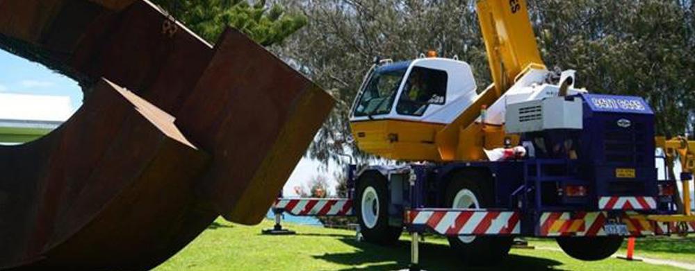Perth City Cranes truck with crane equipment